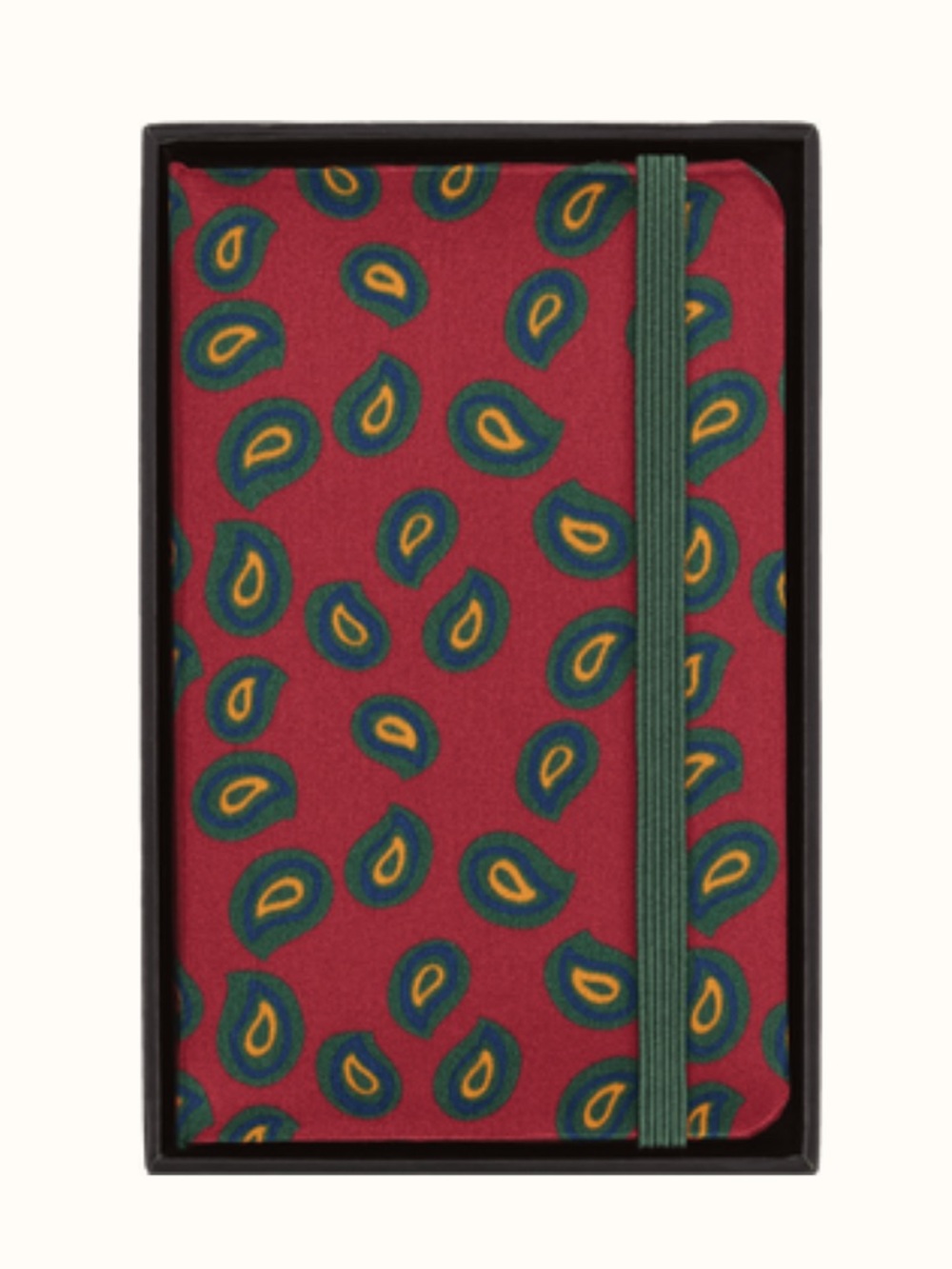 NWT Moleskine Silk Notebook, plain, hard cover w/ gift box Bordeaux XS 6.5x10cm